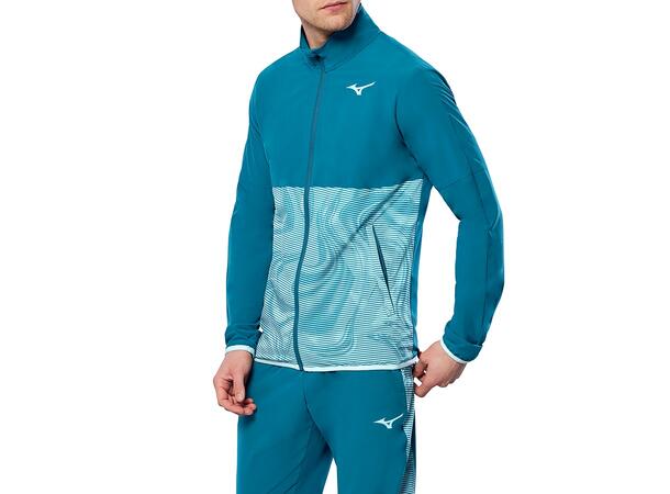 Charge Printed Jacket Lys blå S Jacka för tennis och padel 