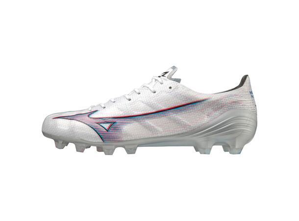 Mizuno a Elite Hvit/Rød 10 Maximal fart på naturgräs 