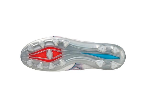 Mizuno a Elite Hvit/Rød 10 Maximal fart på naturgräs 