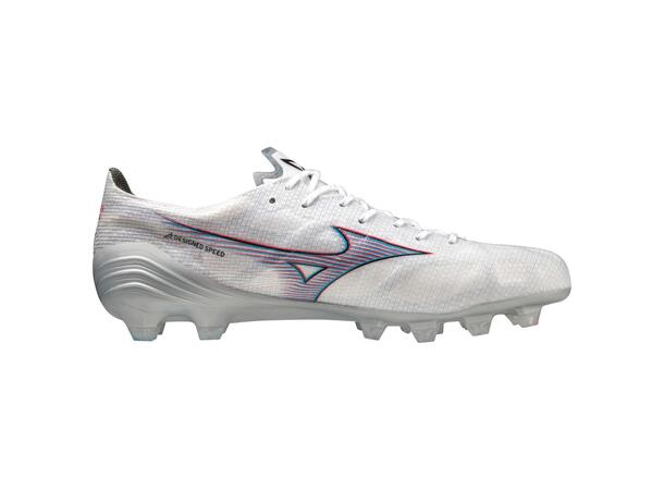 Mizuno a Elite Hvit/Rød 10 Maximal fart på naturgräs 