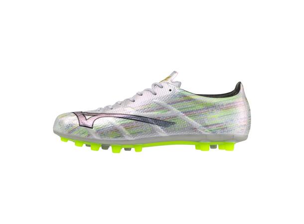 Mizuno a II Elite AG Vit/Silver 10 Fotbollsskor för gräs och konstgräs 