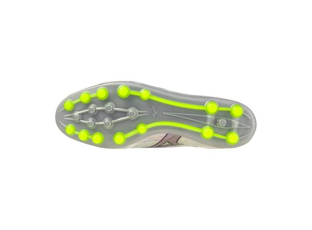 Mizuno a II Elite AG Vit/Silver 10 Fotbollsskor för gräs och konstgräs 