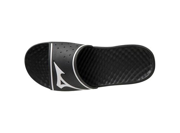 Relax Slide 2 Svart/Vit XL Sömlösa slippers för komfort 