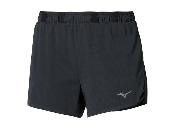 Tech Light Split 3.5 Short W Sort M Premium løpeshorts til dame 