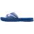 Relax Slide 2 Blå/Hvit M Sömlösa slippers för komfort 