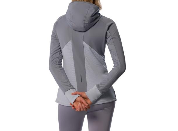 Active Warmalite Hybrid FZ W  Grå M Løpejakke høst/vinter 