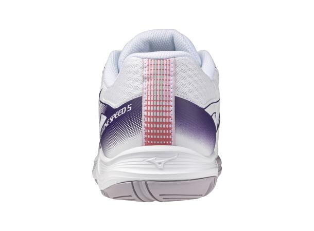 Cyclone Speed 5 W Vit/Lila 7 Inomhusskor för nybörjare 