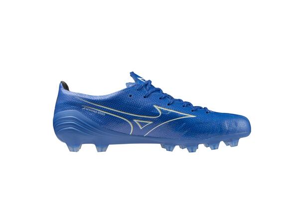 Mizuno Alpha Japan Blå/Hvit 9 Toppmodell, naturgress 