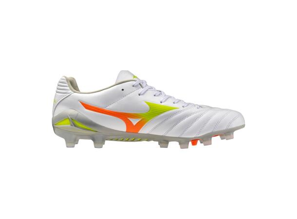 Monarcida Neo III Pro Hvit/Gul 8,5 Fotballsko til naturgress 