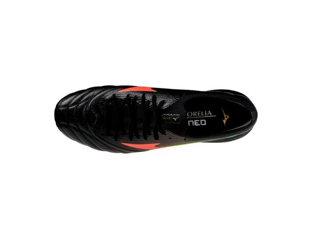 Morelia Neo V ß Elite Sort/Oransje 8,5 
