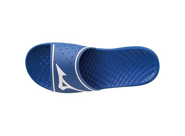 Relax Slide 2 Blå/Hvit M Sömlösa slippers för komfort 