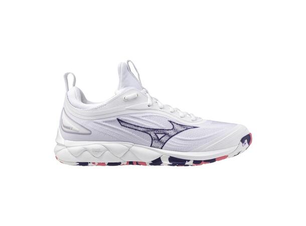 Wave Luminous 3 W Vit/Lila 9 Populär inomhussko, dam 
