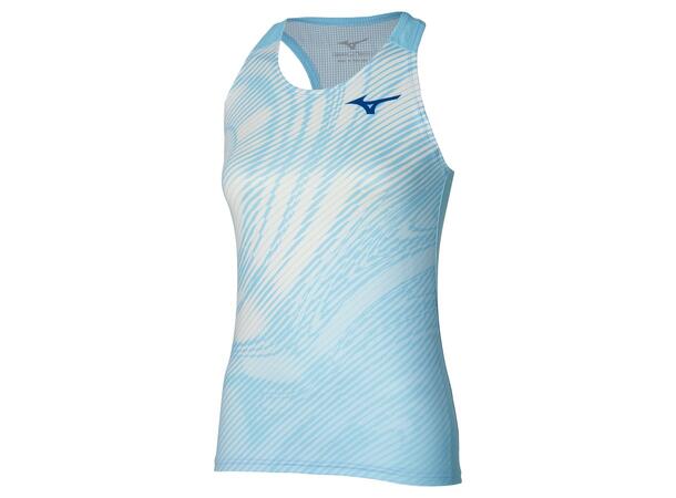 Charge Printed Tank W Lys blå M Singlet til trening 