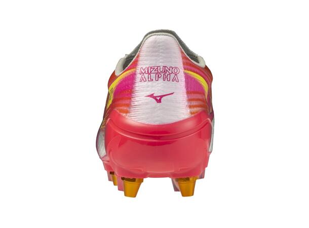 Mizuno Alpha III Elite MIX Hvit/Rosa 7,5 Fotbollssko, naturgräs 