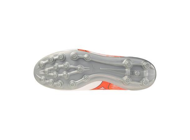 Mizuno Alpha III Select AG Hvit/Ora 8 Fotballsko til kunstgress 