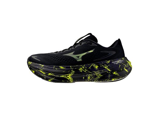 Mizuno Sky Prime Sort/Grønn 9 Nyhet för maximal dämpning och respons 