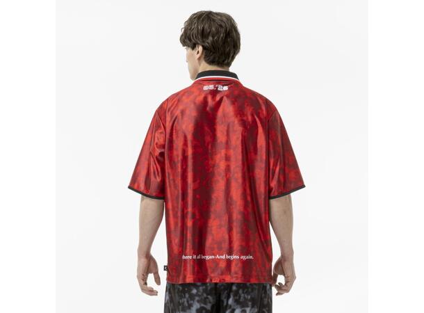 Mo Off Retro Tee HS Rød L 