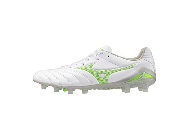 Monarcida Neo III Pro Vit/Grön 4,5 Fotbollsskor för naturgräs 