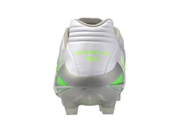 Monarcida Neo III Pro Vit/Grön 4,5 Fotbollsskor för naturgräs 
