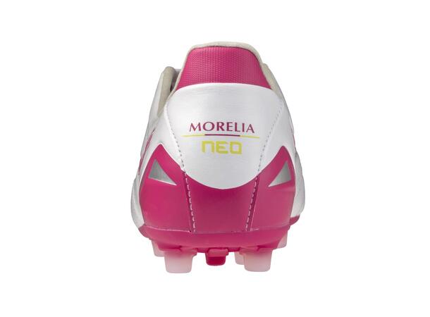 Morelia Neo IV Pro AG Hvit/Rosa 9 Fotballsko til kunstgress og gress 