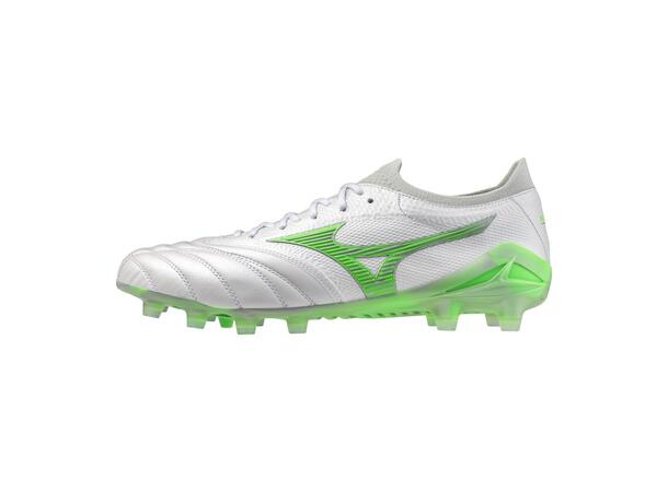 Morelia Neo IV ß Japan Vit/Grön 8 Exklusiva fotbollsskor för gräs 