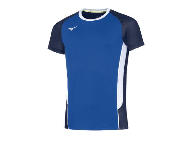 Premium High-Kyu Tee Blå/Hvit XXL Volleybolltröja, herr 