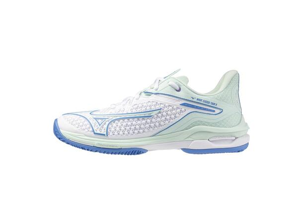Wave Exceed Tour 6 CC W Hvit/Blå 6,5 Sko til padel og tennis 