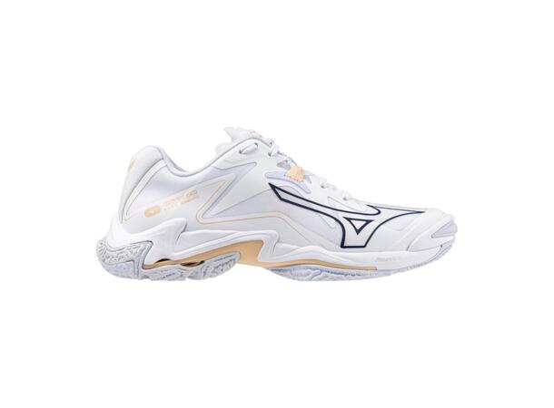 Wave Lightning Z8 W Hvit/Lys blå 5 Lätt och stabil inomhussko 