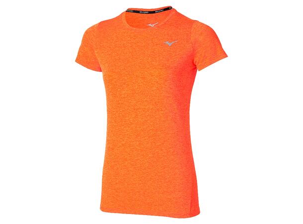 Core Impulse Short Sleeve T W Oransje XS Myk, teknisk t-skjorte til trening 