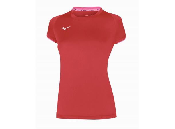 Core SS Tee W Red M Teknisk T-skjorte til dame 