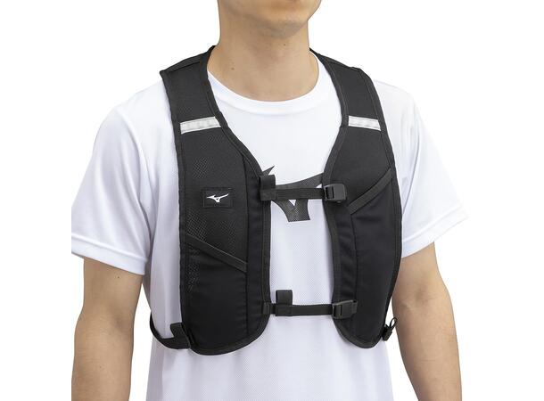 Løpevest med Refleks  Sort/Grå NS Komfortabel løbevest 