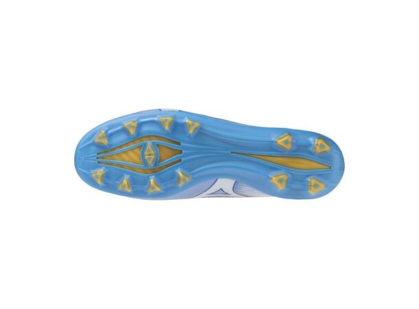 Mizuno Alpha III Elite Blå/Hvit 8,5 Fotballsko til naturgress 
