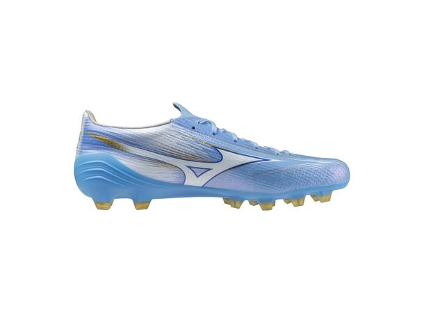 Mizuno Alpha III Elite Blå/Hvit 8,5 Fotballsko til naturgress 