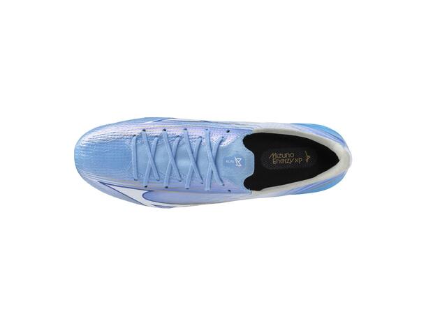 Mizuno Alpha III Elite Blå/Hvit 8,5 Fotballsko til naturgress 
