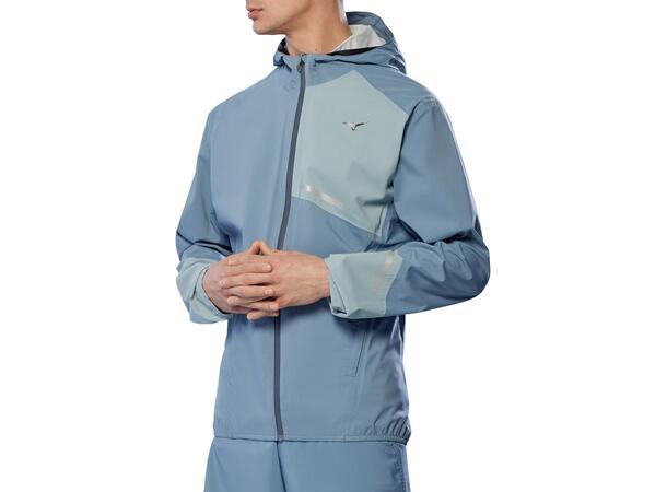 Waterproof 20K ER Jacket Skyggeblå XL Vattentät löparjacka herr 