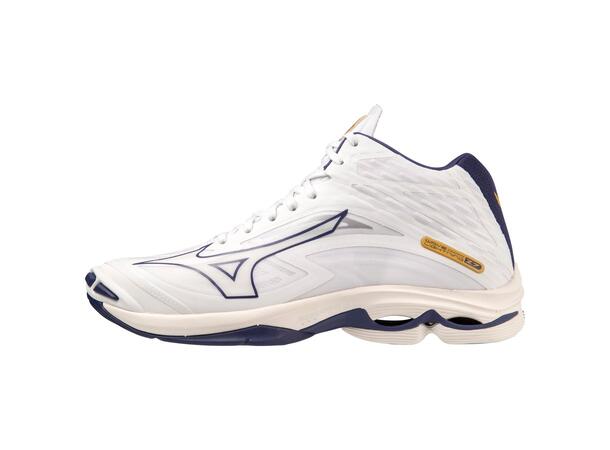 Wave Lightning Z7 MID Hvit/Blå 7,5 Lätt och stabil inomhussko 