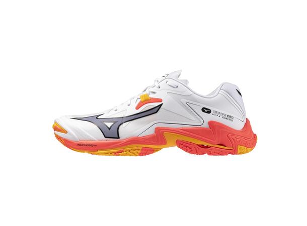 Wave Lightning Z8 Vit/Korall 7 Lätt och stabil inomhussko 