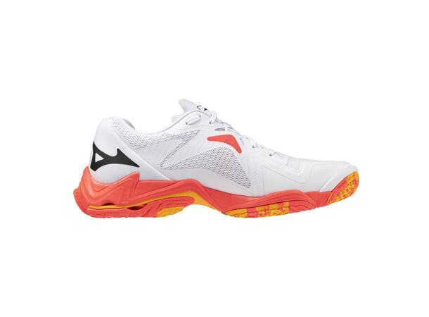 Wave Lightning Z8 Vit/Korall 7 Lätt och stabil inomhussko 
