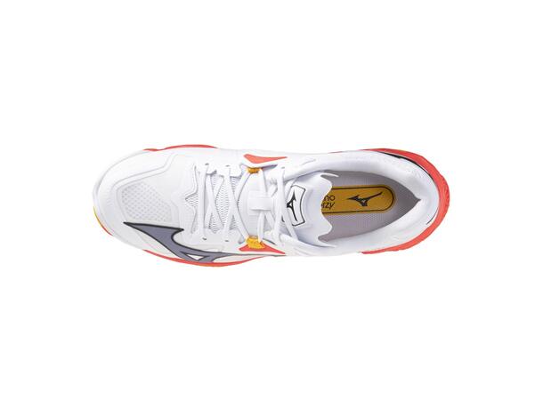 Wave Lightning Z8 Vit/Korall 7 Lätt och stabil inomhussko 