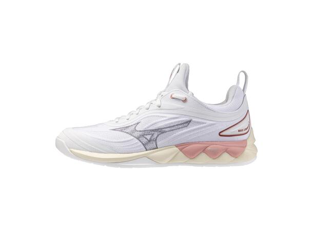 Wave Luminous 3 W Hvit/Rosa 5,5 Populär inomhussko, dam 