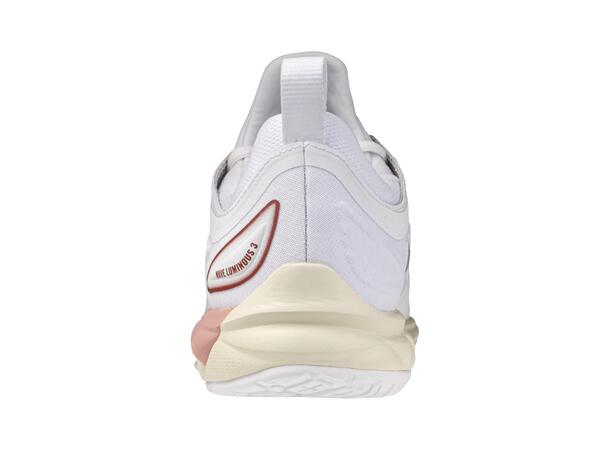 Wave Luminous 3 W Hvit/Rosa 5,5 Populär inomhussko, dam 