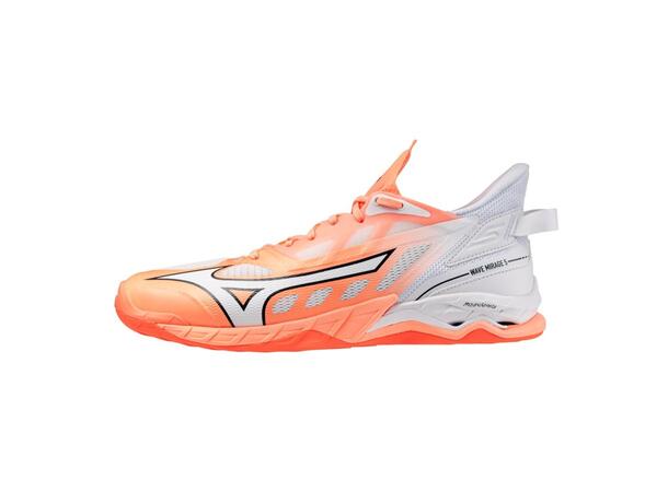 Wave Mirage 5 Rosa/Hvit 10,5 Toppmodell, handboll och volleyboll 
