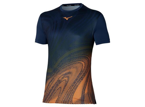 Charge Shadow Graphic Tee Mørk blå S Bästsäljare för tennis och padel 