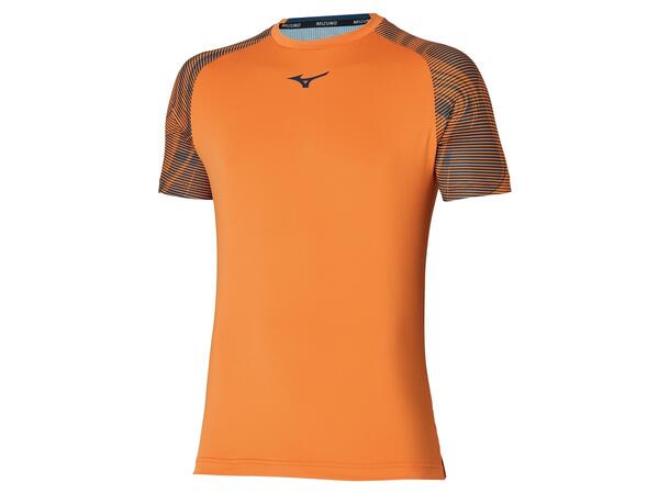 Charge Shadow Tee Oransje M T-shirt för tennis/padel 