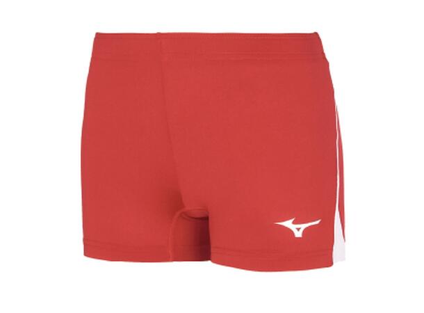 High-Kyu Tight W Rød/Hvit L Volleyballshorts, dam 