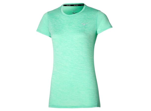 Impulse core Tee W Lys Grønn S Mjuk, teknisk T-shirt för dam 