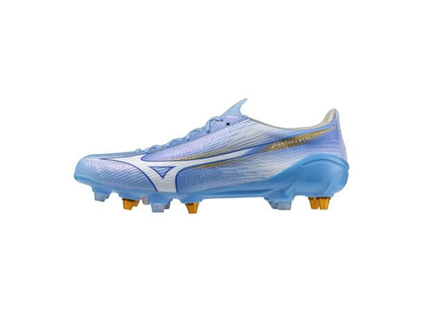 Mizuno Alpha III Elite MIX Blå/Hvit 8 Fotballsko, naturgress 