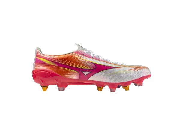 Mizuno Alpha III Elite MIX Hvit/Rosa10,5 Fotbollssko, naturgräs 