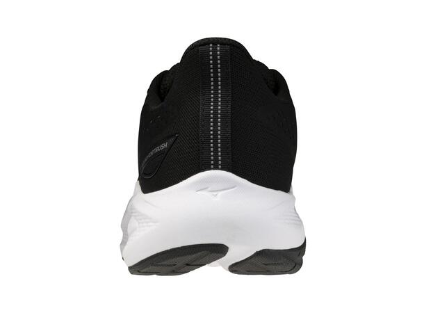 Mizuno Fortrush Sort/Sølv 9,5 Löparsko med extra stöd 