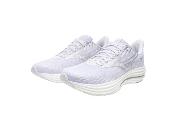 Mizuno Wave Rider 29 Hvit/Sølv 5,5 Bestseller mængdetræning – Dame 
